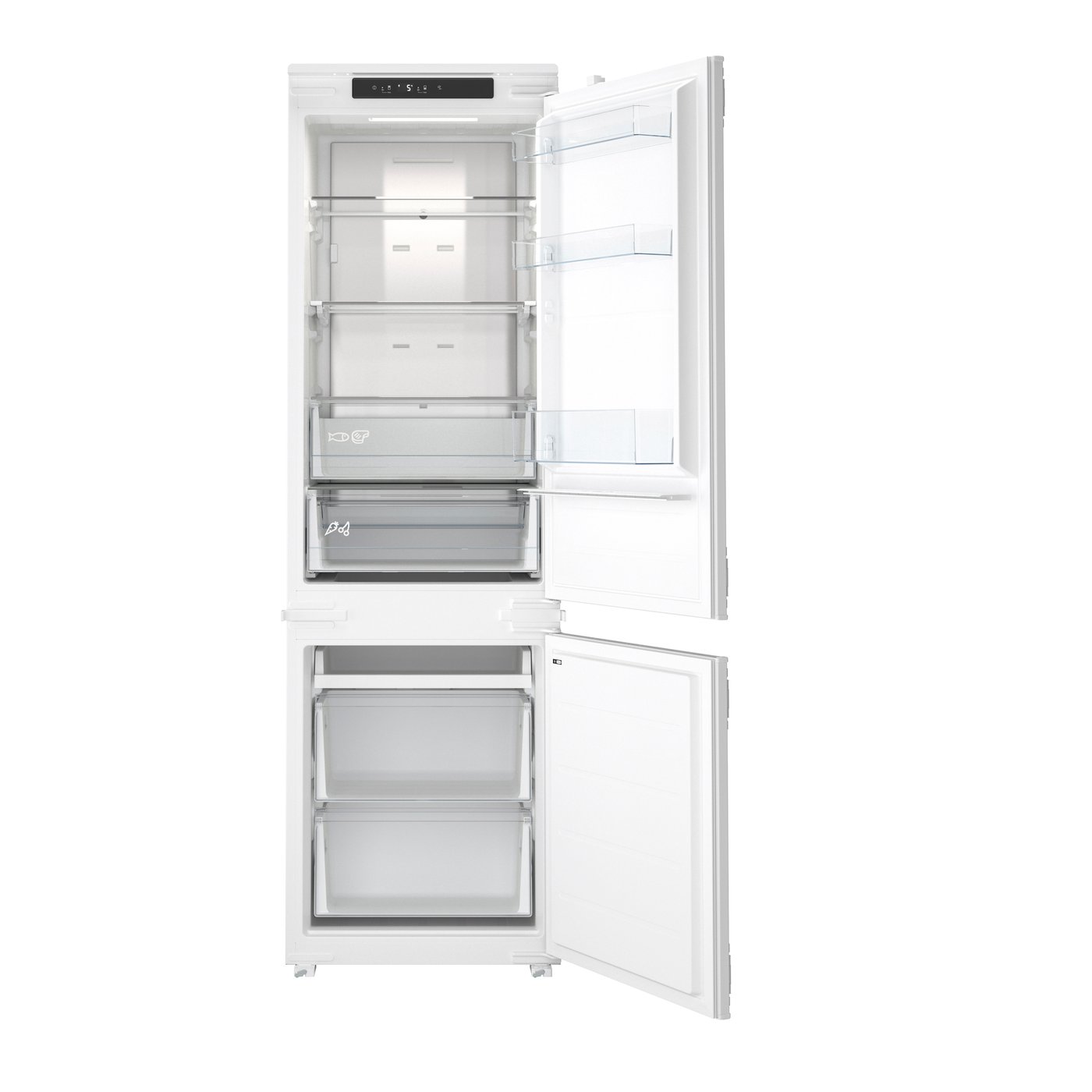 Холодильник/ морозильник, IKEA 700 встраиваемый, 193/74 л