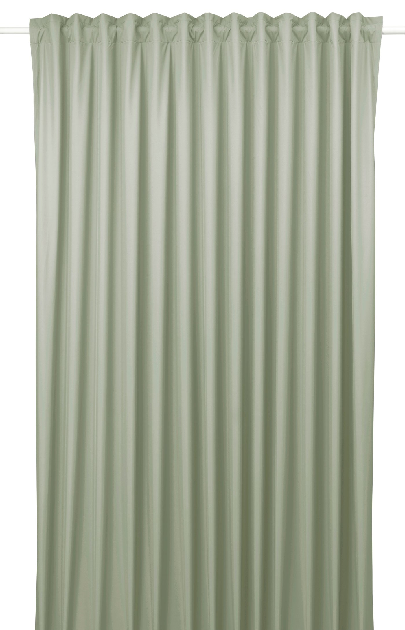 Блокирующая свет гардина, 1 шт., зеленый/с лентой, 210x300 см