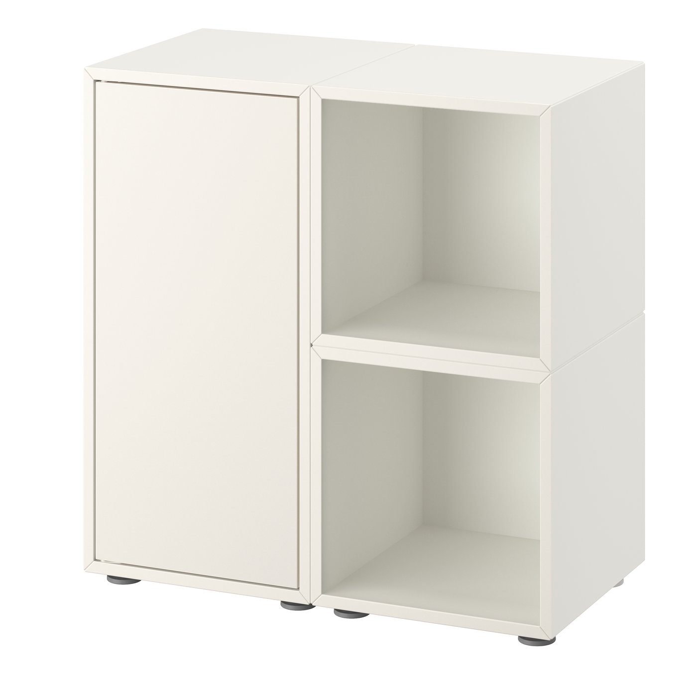 комбинация шкафов с ножками, белый, 70x35x72 см