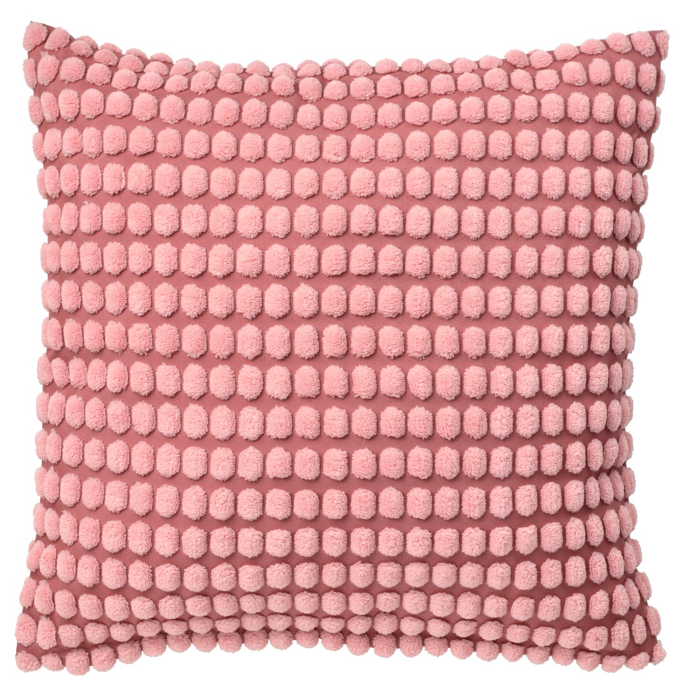 Чехол на подушку, светло-розовый, 50x50 см
