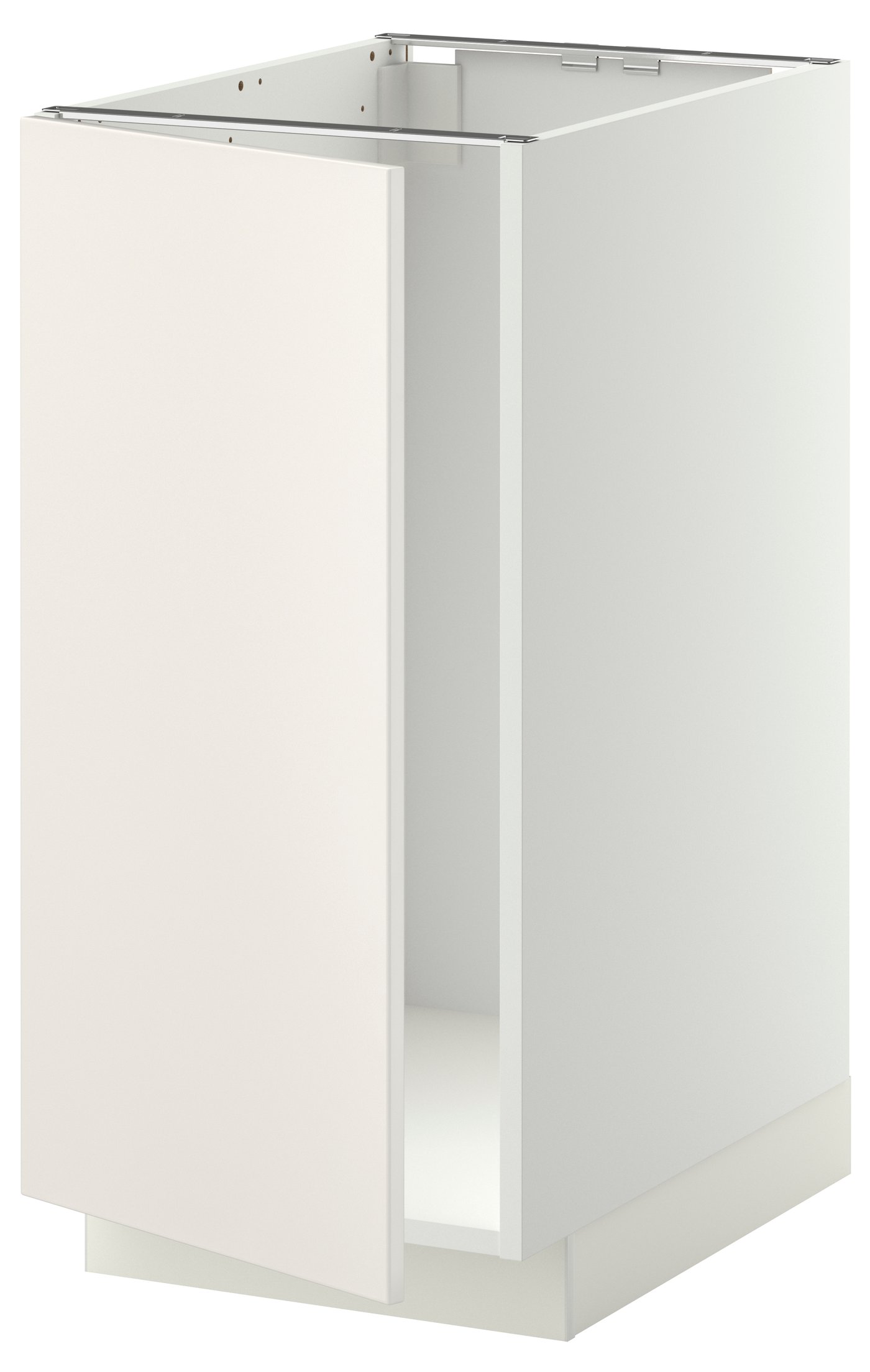 Напольный шкаф п/мойку/сорт мусора, белый/Veddinge белый, 40x60 см
