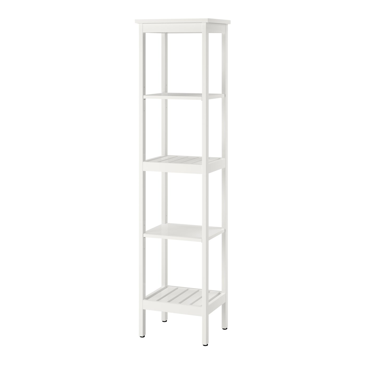 Стеллаж, белый, 42x172 см
