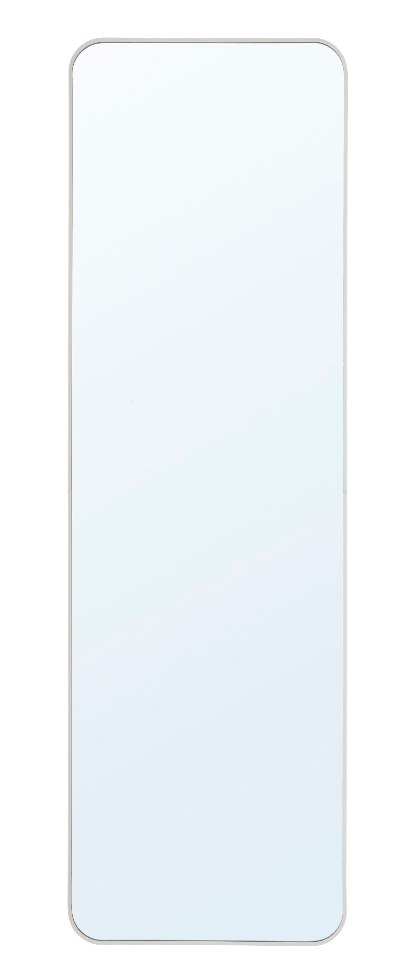 Зеркало, белый, 40x130 см