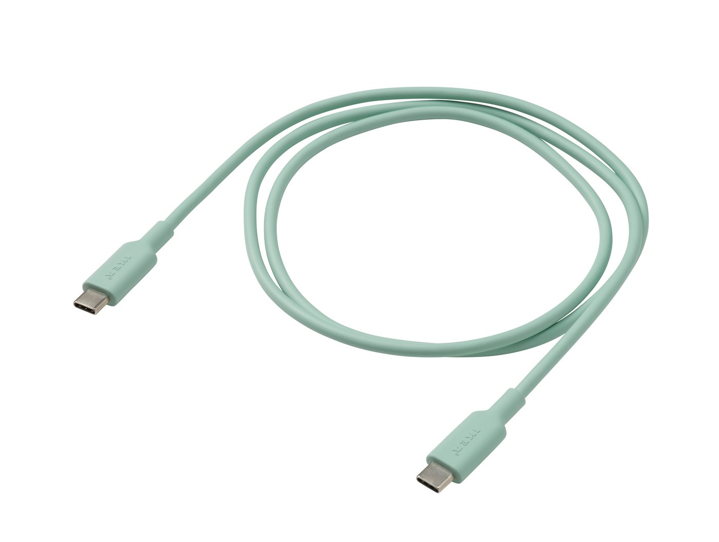 кабель USB-C–USB-C, светло-зеленый, 1.0 м