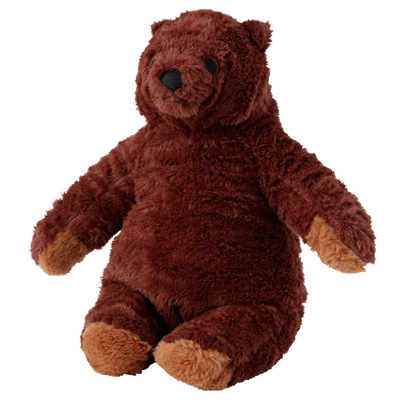 Мягкая игрушка, коричневый медведь, 28 см
