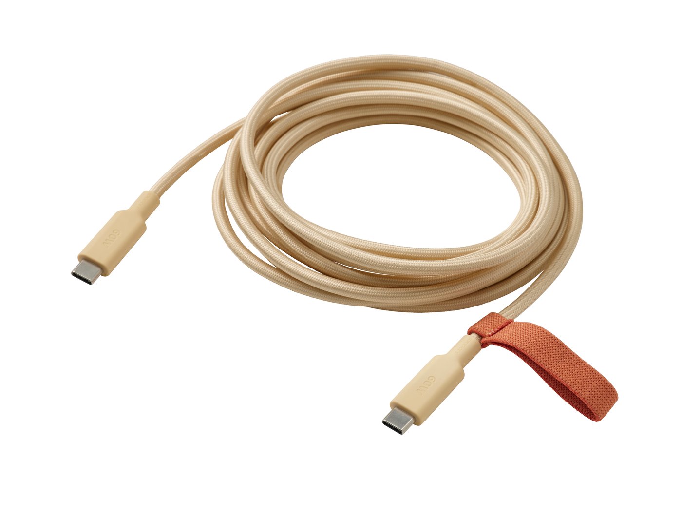 кабель USB-C–USB-C, яркий бежево-желтый, 3.0 м