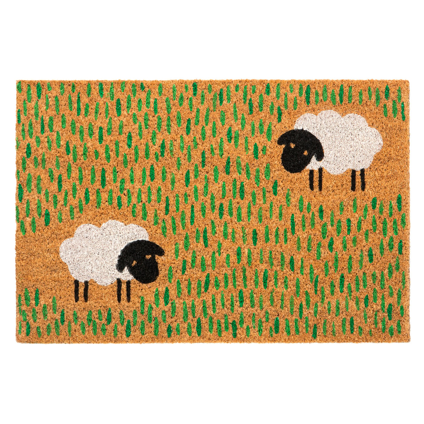 Придверный коврик, разноцветный/анималистический орнамент, 40x60 см