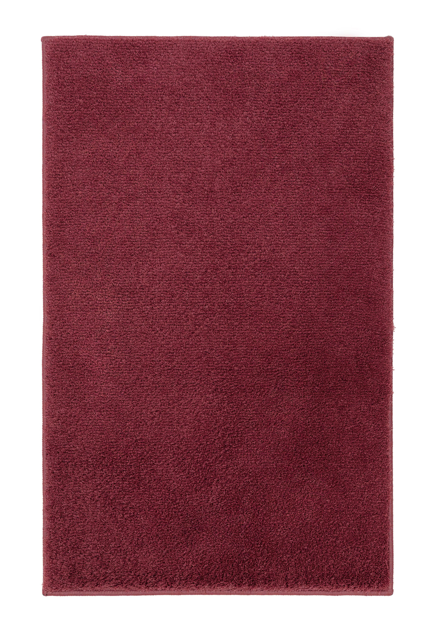 Коврик для ванной, насыщенный красный, 50x80 см
