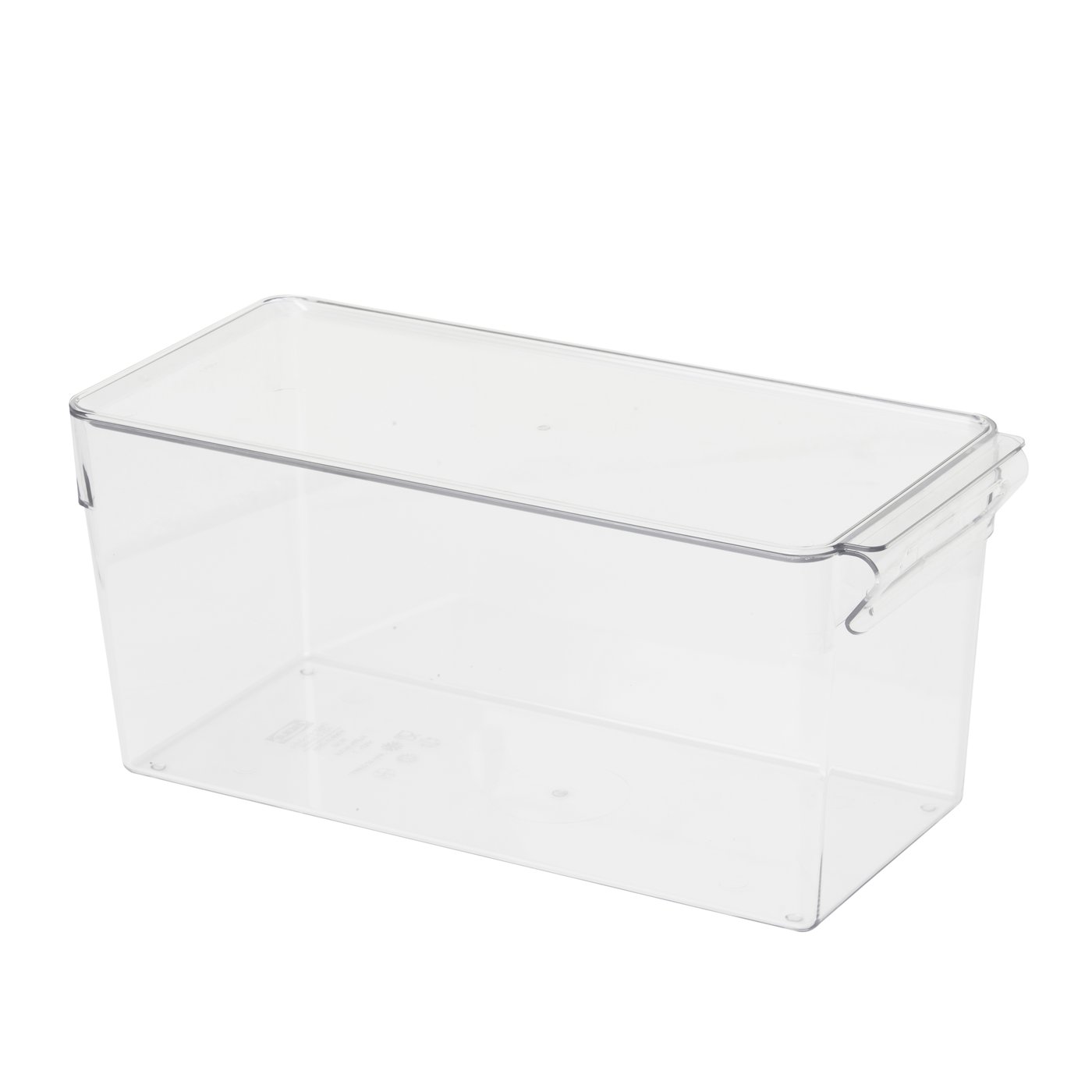 Контейнер для холодильника, прозрачный, 32x14x14 см