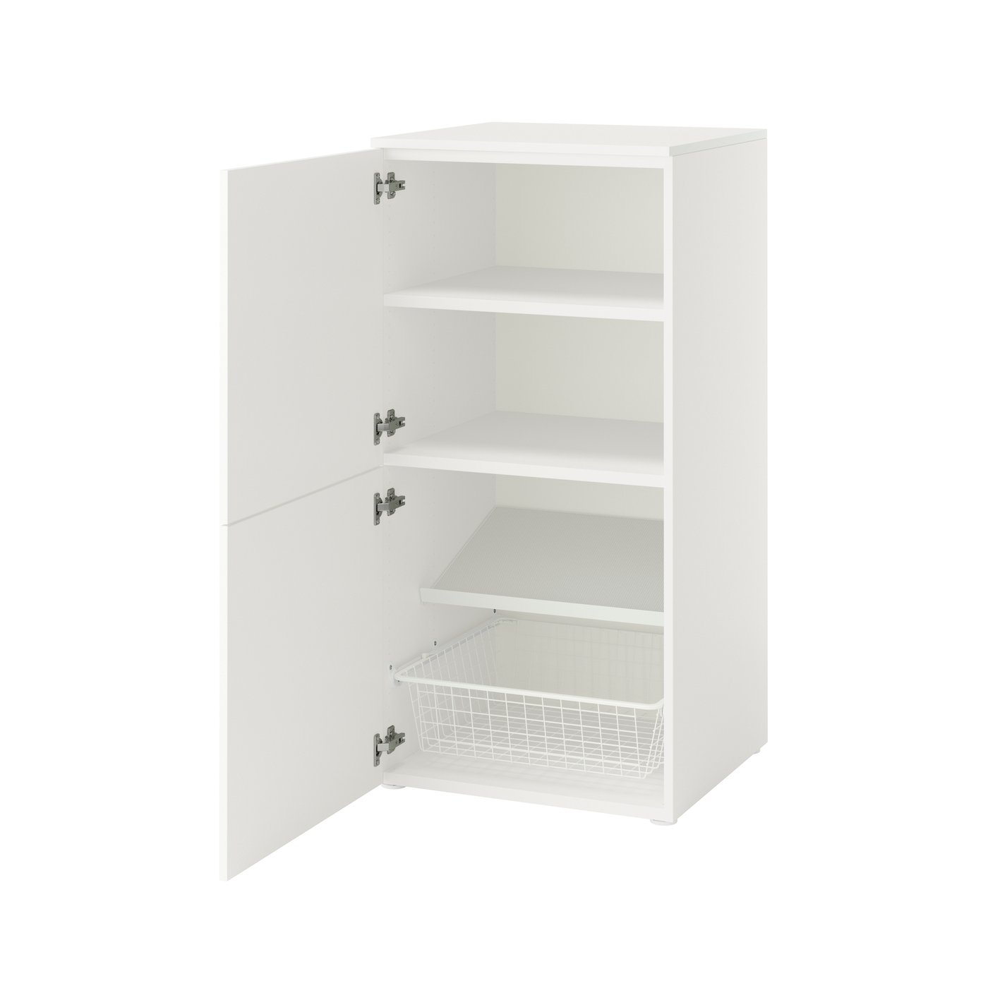 Комбинация для хранения с дверцами, белый/Fonnes белый, 60x57x123 см