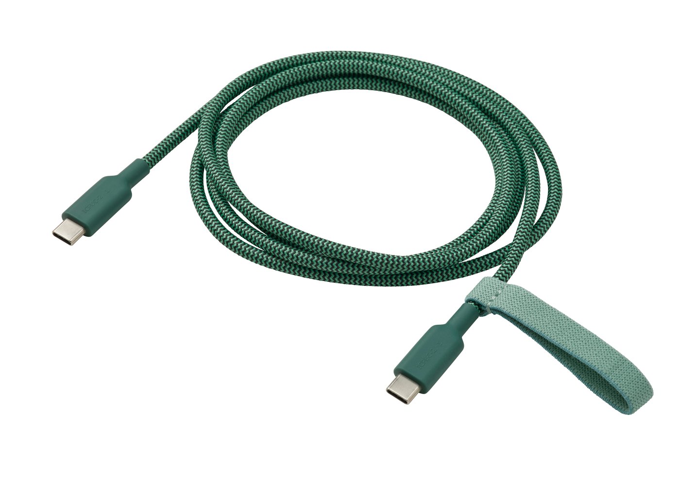 кабель USB-C–USB-C, насыщенный зеленый, 60 Вт/1.5 м