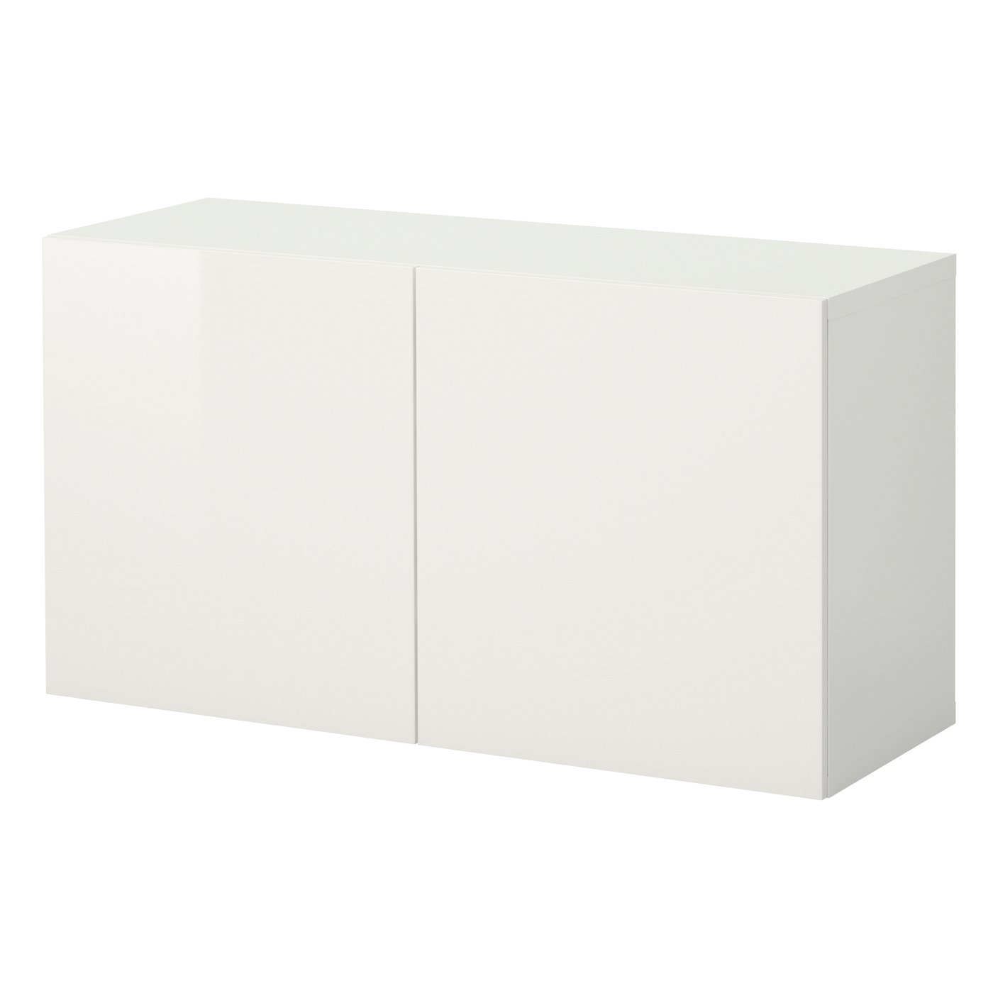 Комбинация настенных шкафов, белый/Selsviken глянцевый, 120x42x64 см