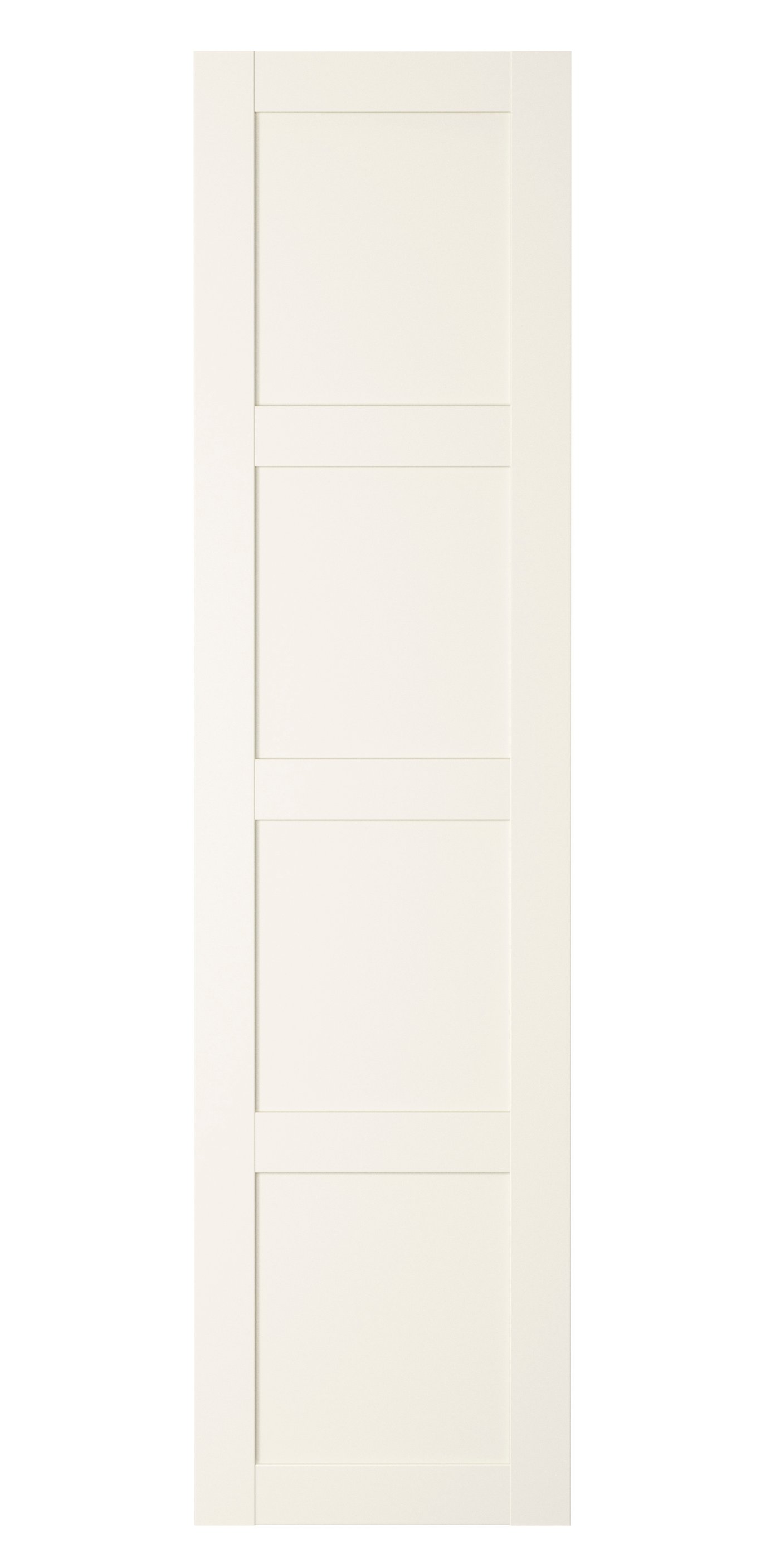 дверца с петлями, белый, 50x195 см