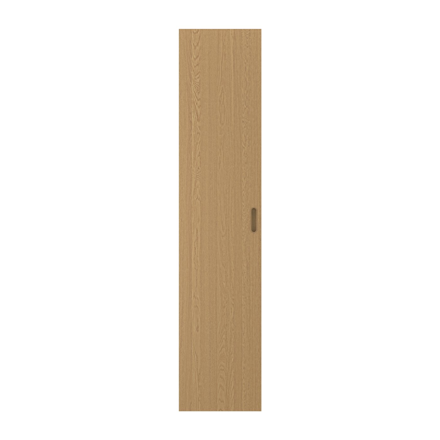Дверца с петлями, дубовый шпон, 50x229 см