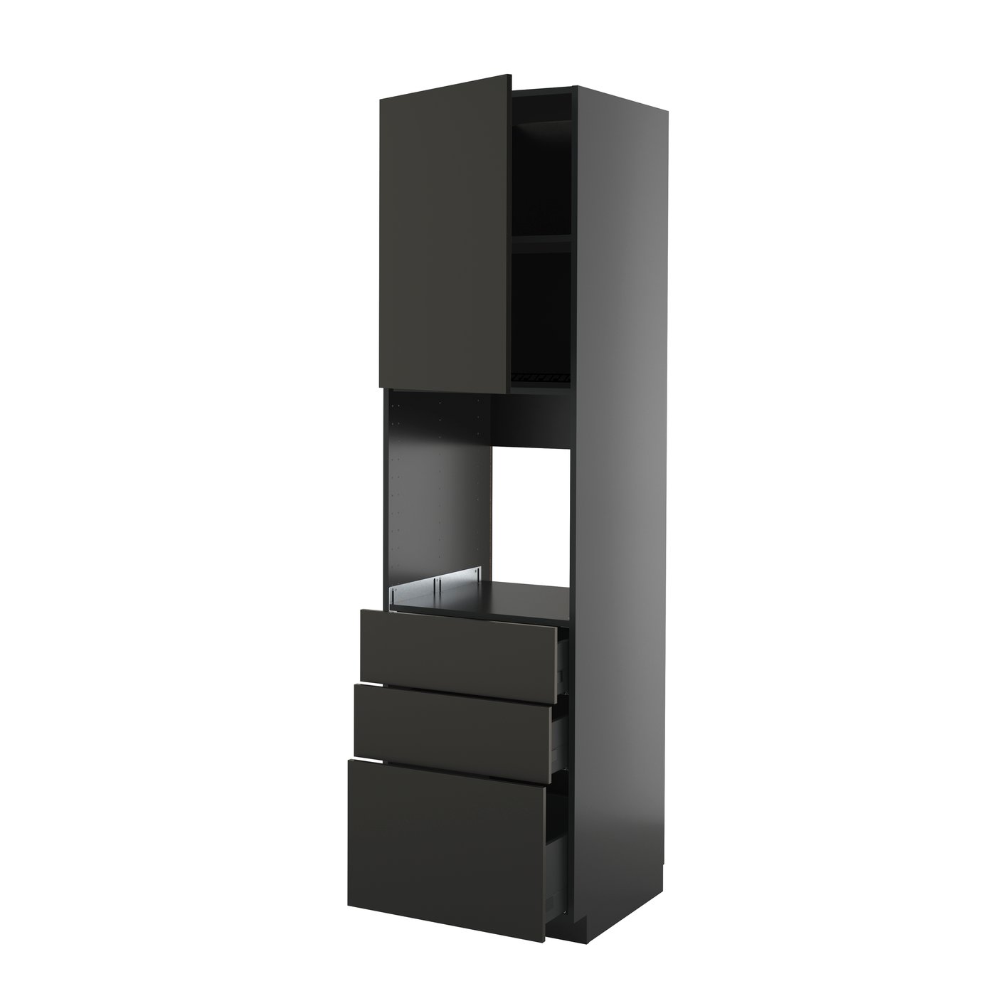 высокий шкаф д/духовки/дверь/3ящика
